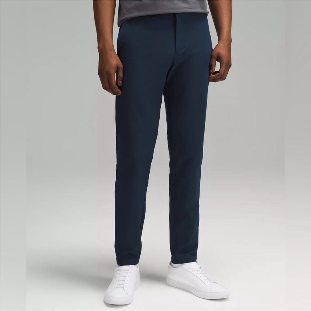 Lululemon Commission Pant Slim 38 x 33 Dark Navy Blue Mens Pants